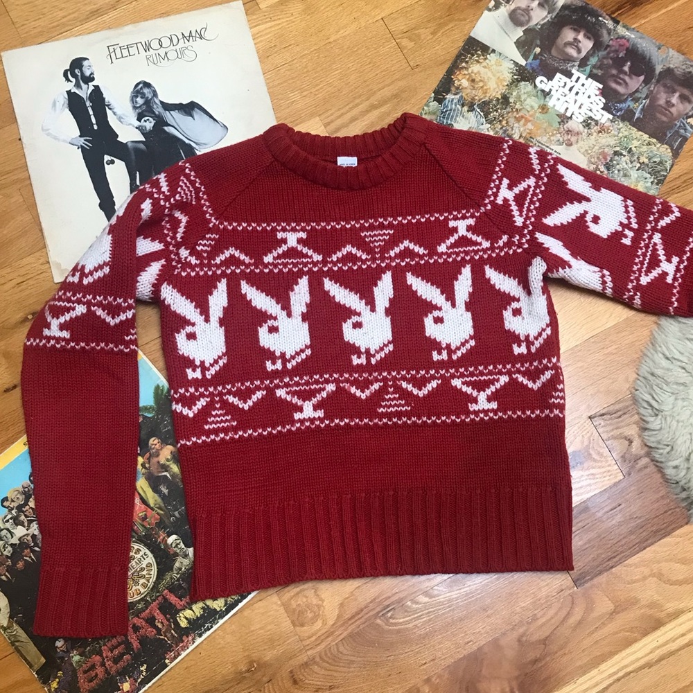 Rare Vintage 70s Playboy Sweater